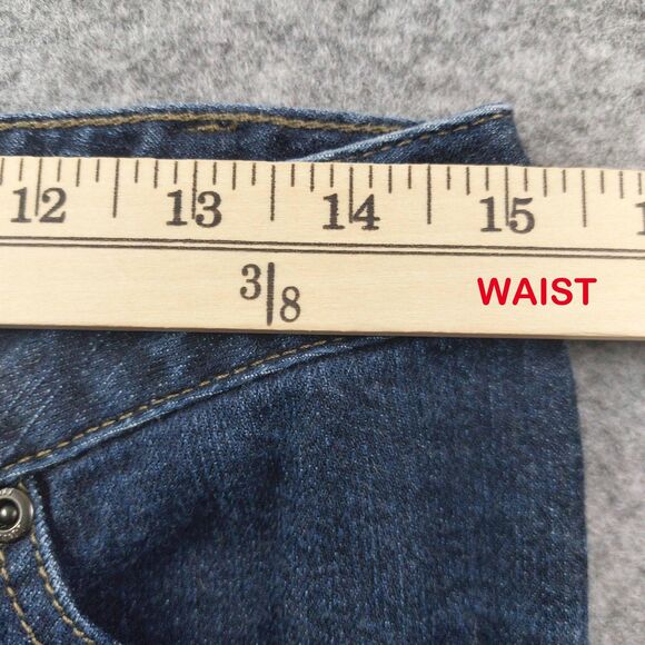 J. Jill Jeans Womens 6 Blue Straight Leg Stretch Denim 5 Pocket Medium Wash - Picture 4 of 13